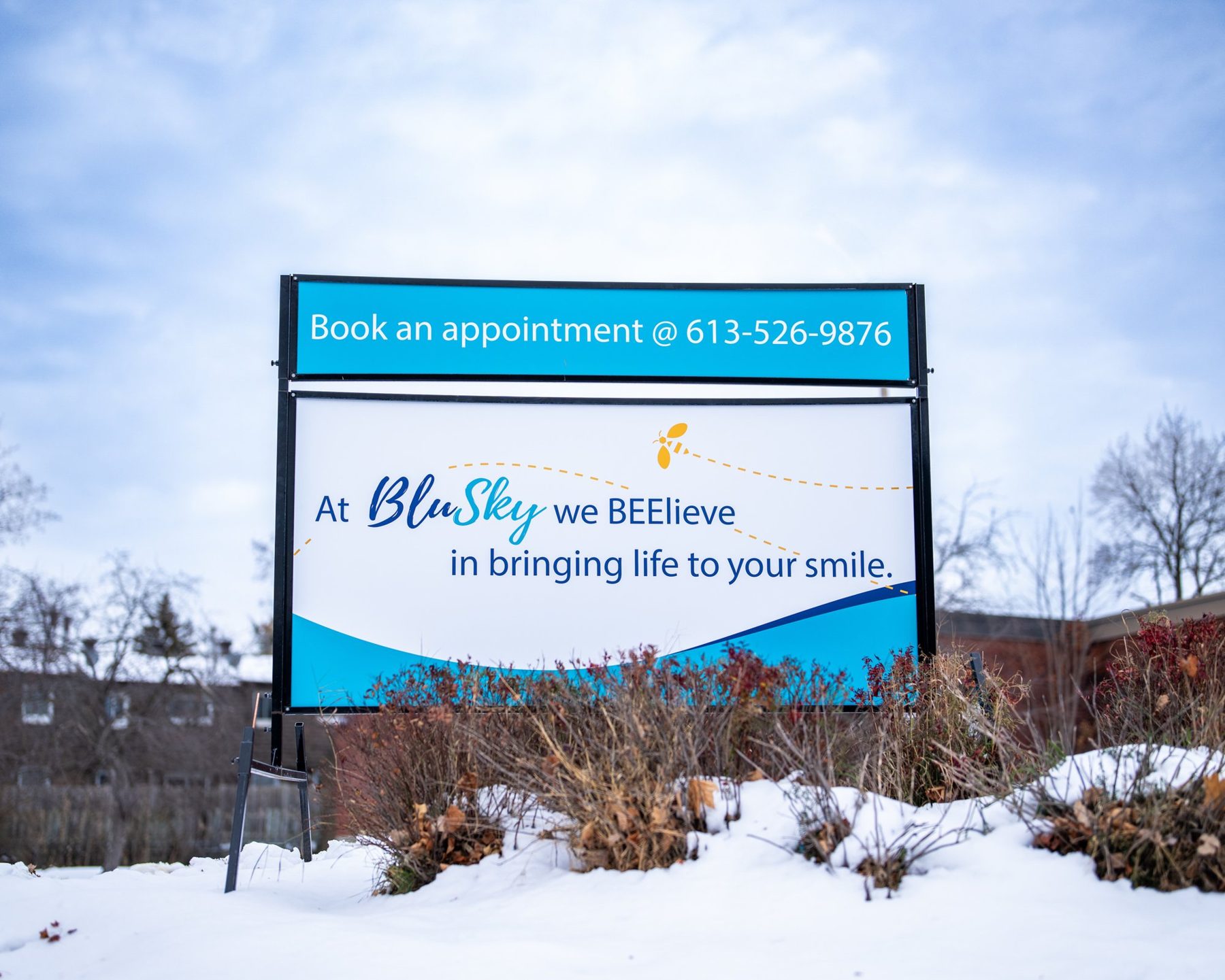 Roadside sign