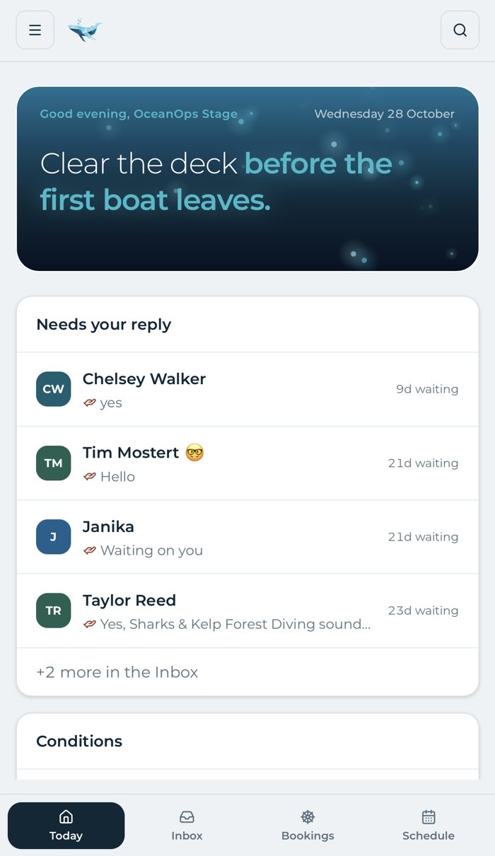 Today, on mobile