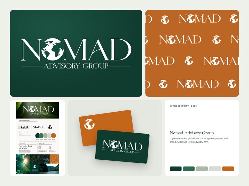 Nomad Advisory Group brand design